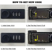 Password Key Lock Storage Box (different sizes available) by Habicare