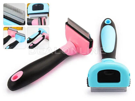 Pet Grooming Brush Pink, Size S by dealonline.co.nz