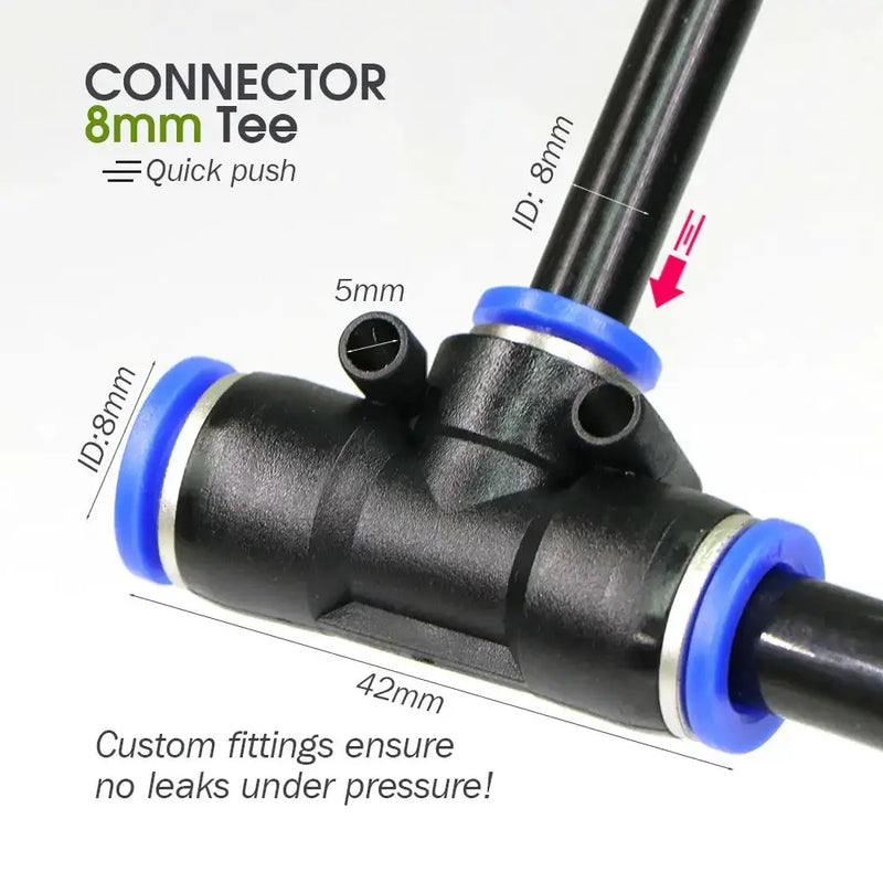 PE Hose with Adjustable Misting Sprayer & Pump Kit for Garden (different sizes available) by Habicare