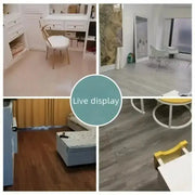 Peel & Stick Waterproof Vinyl Plank Flooring (4 sizes & 10 designs available) by Habicare