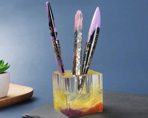Pen Shape Resin Moulds Cylinder Shaped Epoxy Casting Moulds Ballpoint Pen Silicone Moulds for DIY by Resin Art NZ