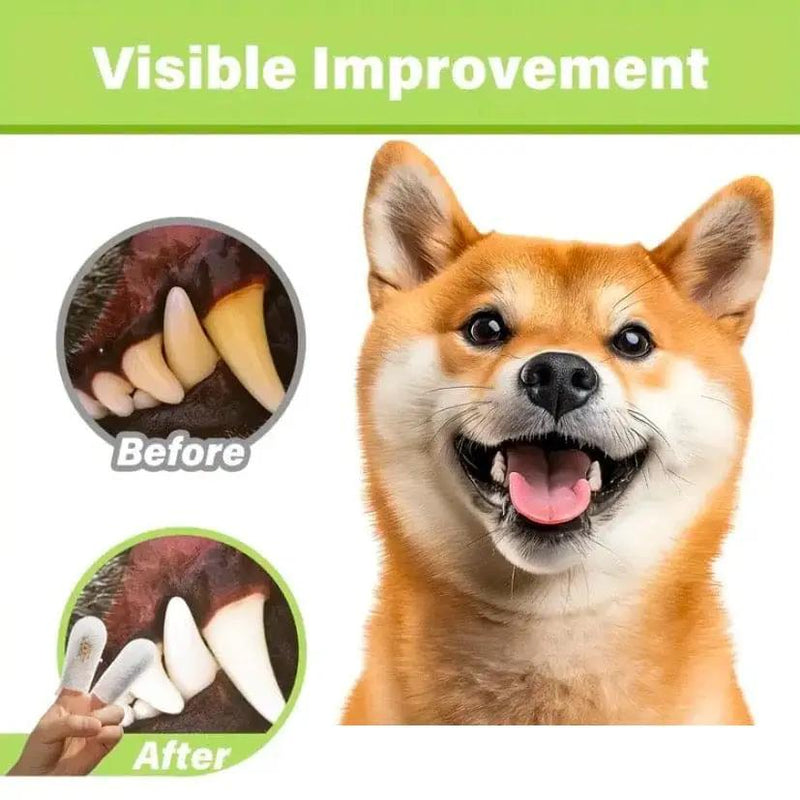 Pet Dental Care Finger Wipes by 9eight5