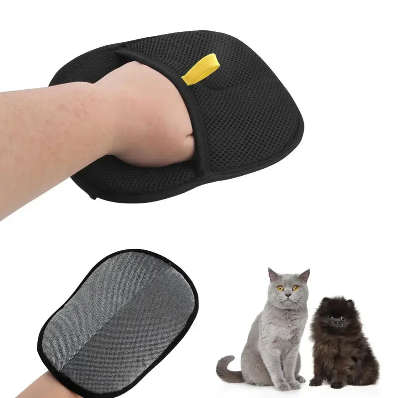 Pet Hair Removal Gloves – Reusable Double-Sided by Habicare