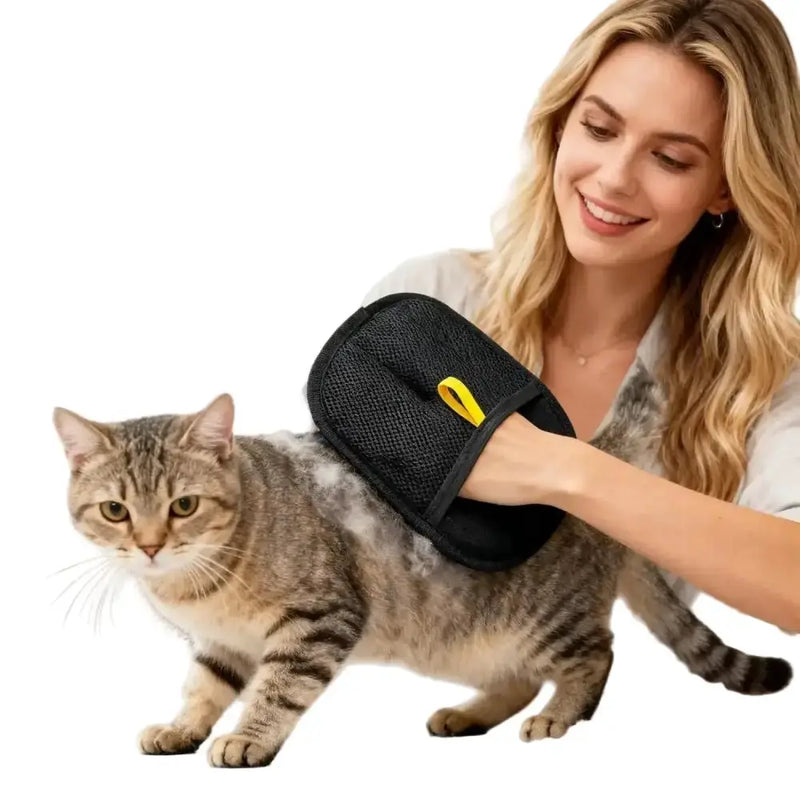 Pet Hair Removal Gloves – Reusable Double-Sided by Habicare