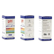 PH Test Strips – 0-14 / 4.5-9.0 Range, 100/150 Strips for Saliva & Urine Testing by Habicare