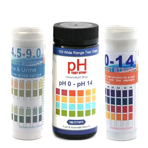 PH Test Strips – 0-14 / 4.5-9.0 Range, 100/150 Strips for Saliva & Urine Testing by Habicare