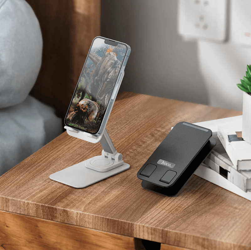 techplus Foldable Rotatable Desktop Phone Stand For 4.5 To 7 Inch Phones PH50 TechPlus PH50 Foldable Rotatable Desktop Phone Stand