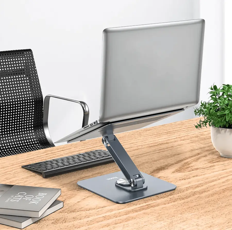Hoco PH52 PLUS Aluminum Laptop Stand NZ – Foldable and Rotatable Ergonomic Stand by techplus