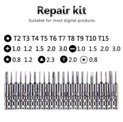 25 in 1 Pro Repair Tool Screwdriver Kit For Macbook Air Smart Phones Macbook Pro by salelink.co.nz