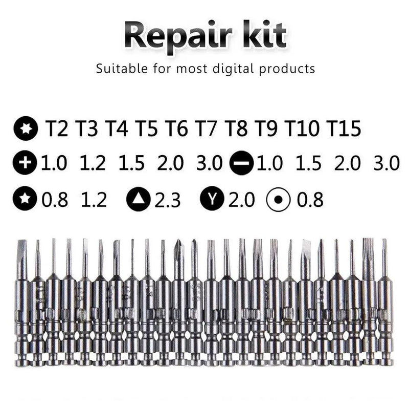 25 in 1 Pro Repair Tool Screwdriver Kit For Macbook Air Smart Phones Macbook Pro by salelink.co.nz