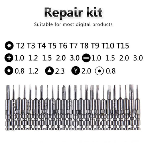 25 in 1 Pro Repair Tool Screwdriver Kit For Macbook Air Smart Phones Macbook Pro by salelink.co.nz