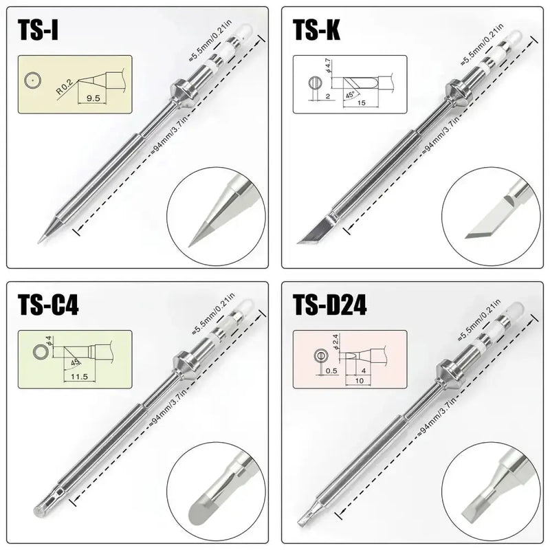 Pine64 TS101/TS100/ Soldering Iron Tips Sets by Habicare