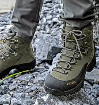 Waterproof High-Top Hiking Boots - Camel Brand by Mead's Supply & Equipment Outfitters limited