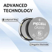 PKCell CR2032 Watch Batteries (5 Pack) by That Watch Shop