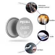 PKCell CR2032 Watch Batteries (5 Pack) by That Watch Shop