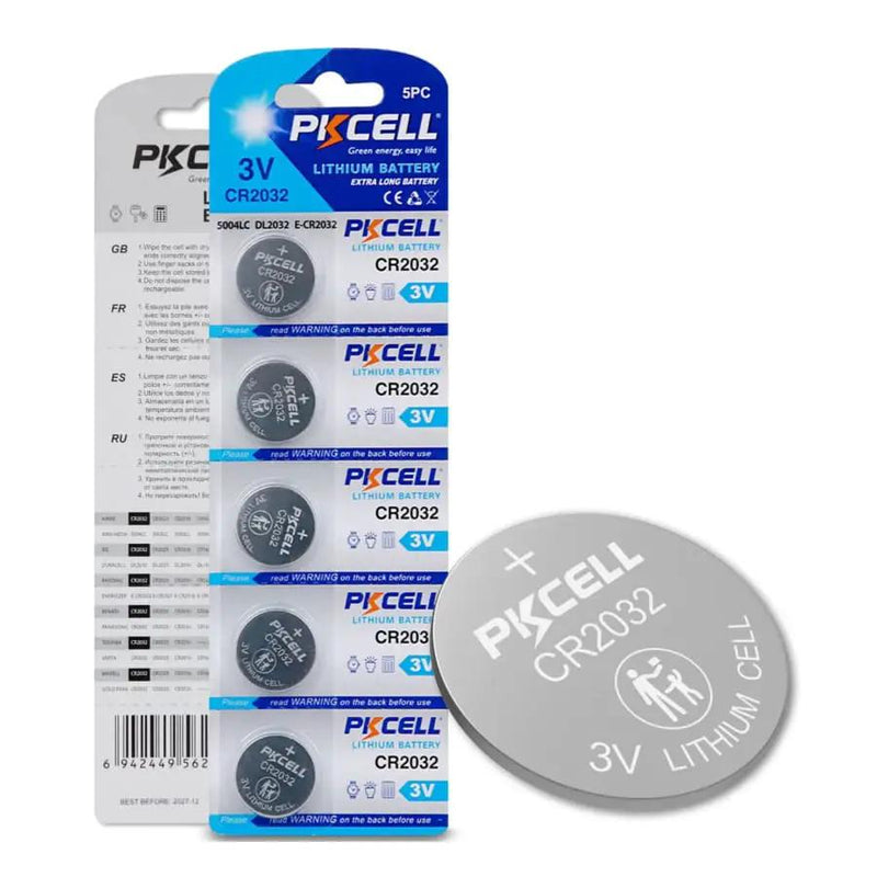 PKCell CR2032 Watch Batteries (5 Pack) by That Watch Shop