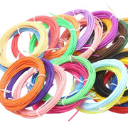 PLA 3D Pen Filament 50m – 10 Colours with Copy Painting Album by Habicare