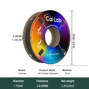 PLA 3D Printer Filament 1.75mm (200g) – High Toughness & Heat Resistant by Habicare