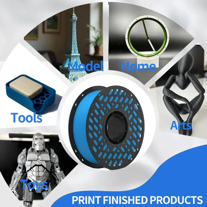 PLA 3D Printer Filament 1.75mm (200g) – High Toughness & Heat Resistant by Habicare