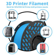 PLA 3D Printer Filament 1.75mm (200g) – High Toughness & Heat Resistant by Habicare