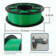 PLA+ High-Speed 3D Printer Filament 1.75mm (1KG) (different colours available) by Habicare