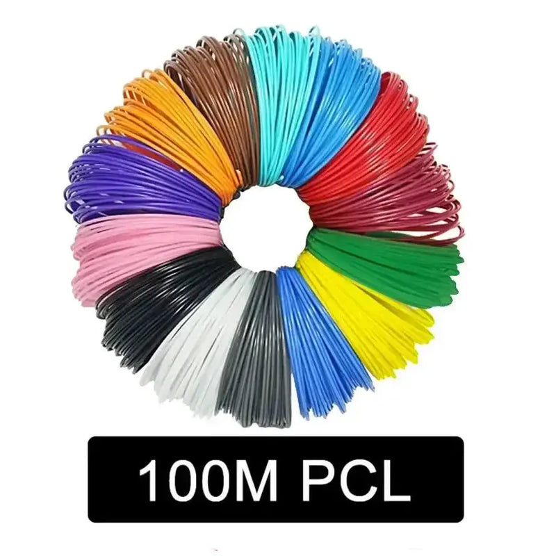 PLA/PCL 3D Printing Pen Filament 1.75mm (9–100m) by Habicare