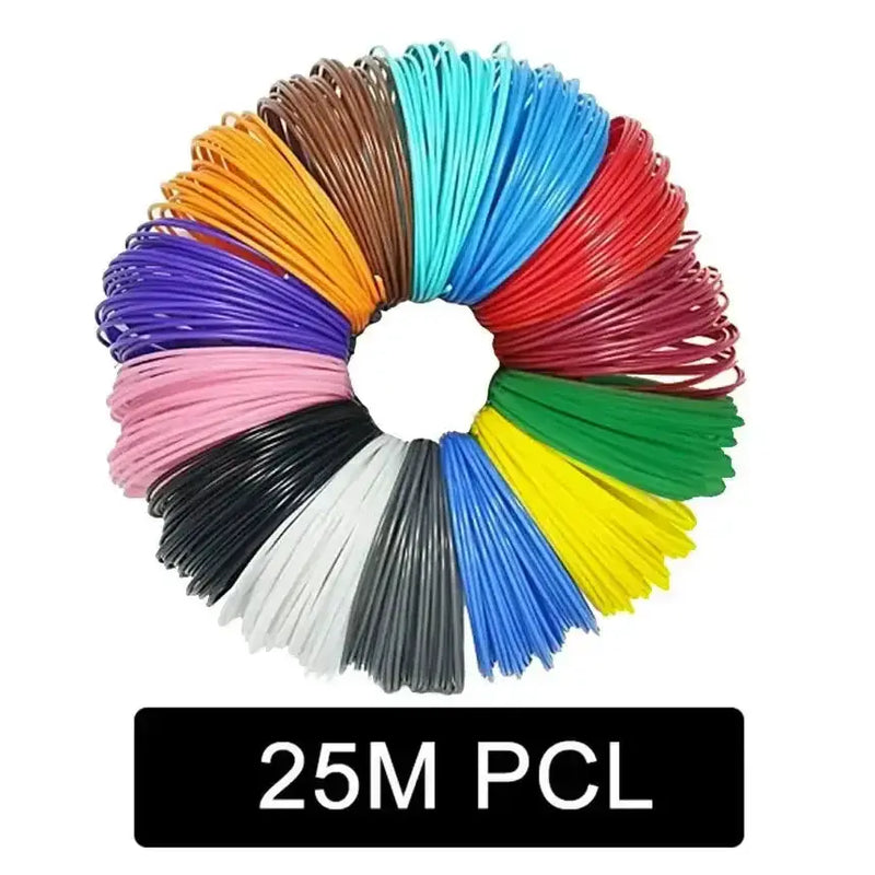 PLA/PCL 3D Printing Pen Filament 1.75mm (9–100m) by Habicare