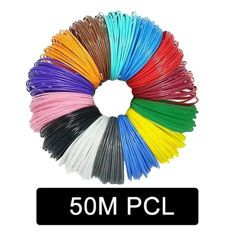 PLA/PCL 3D Printing Pen Filament 1.75mm (9–100m) by Habicare