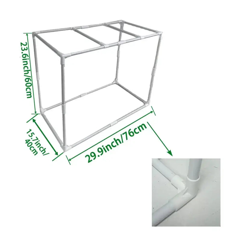 Habicare All-Season Plant Greenhouse with Transparent Double-Layer Fabric and Ventilation All-Season Plant Greenhouse with Transparent Double-Layer Fabric and Ventilation