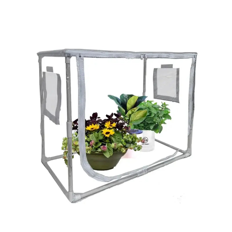 Habicare All-Season Plant Greenhouse with Transparent Double-Layer Fabric and Ventilation All-Season Plant Greenhouse with Transparent Double-Layer Fabric and Ventilation