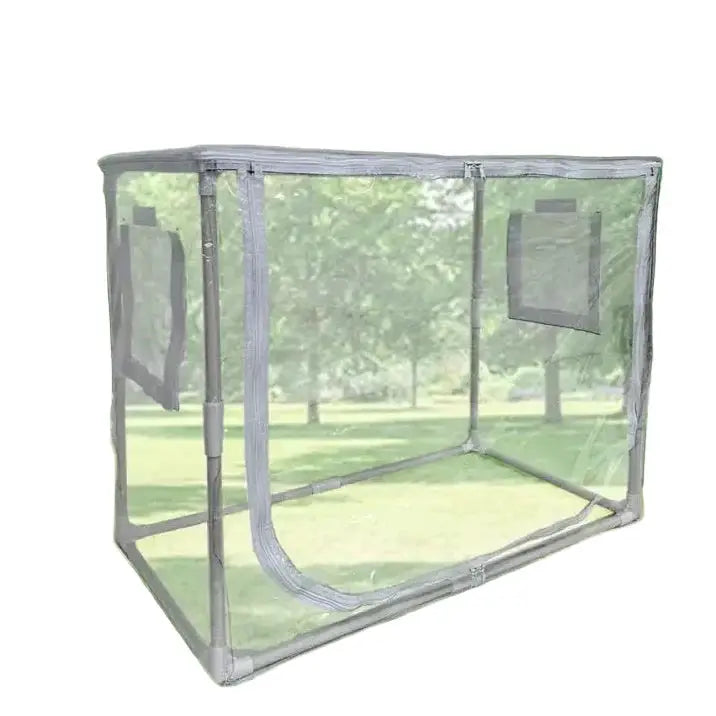 Habicare All-Season Plant Greenhouse with Transparent Double-Layer Fabric and Ventilation All-Season Plant Greenhouse with Transparent Double-Layer Fabric and Ventilation
