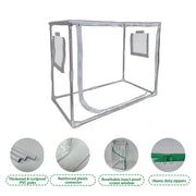 Habicare All-Season Plant Greenhouse with Transparent Double-Layer Fabric and Ventilation All-Season Plant Greenhouse with Transparent Double-Layer Fabric and Ventilation