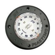 Plastimo Compass Mini-C Dual Reading Conical BK for dinghy sailing and cruising, featuring easy installation and gimballed design.