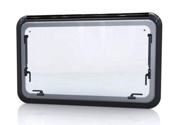 Acrylic Double Glazed Window 960 x 600mm showcasing a tinted double skin design with multiple opening positions.