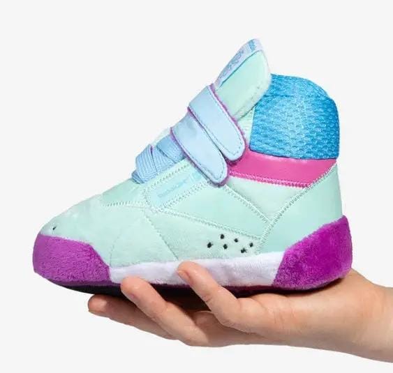 Animal Addiction Limited Dog Toy Reebok Freestyle Hi Sneaker Dog Toy - Limited Edition Plush Squeaky Toy Reebok Freestyle Hi Sneaker Dog Toy - Limited Edition Plush Squeaky Toy