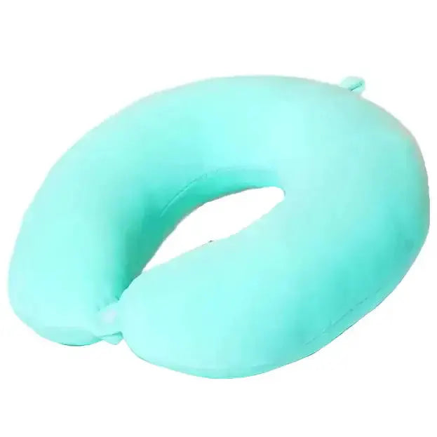 Plush U-Shaped Travel Neck Pillow (3 colours available) by Habicare