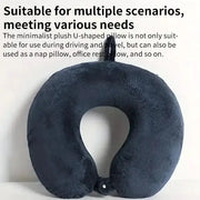 Plush U-Shaped Travel Neck Pillow (3 colours available) by Habicare