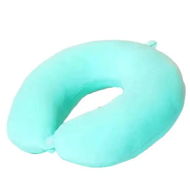 Plush U-Shaped Travel Neck Pillow (4 colours available) by Habicare