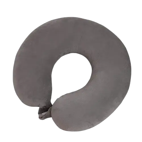 Plush U-Shaped Travel Neck Pillow (4 colours available) by Habicare