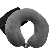 Plush U-Shaped Travel Neck Pillow (4 colours available) by Habicare