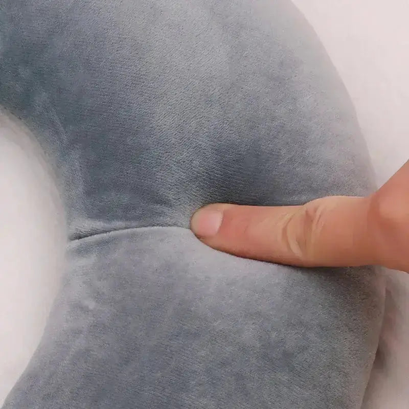 Plush U-Shaped Travel Neck Pillow (4 colours available) by Habicare