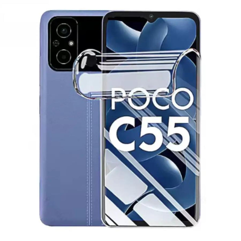Hydrogel Screen Protector for POCO C55 (Pack of 2) by 9eight5