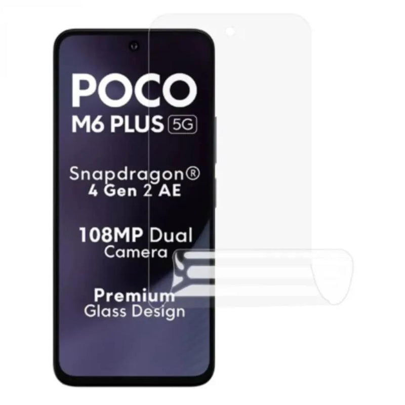 Hydrogel Screen Protector for POCO M6 Plus 5G by 9eight5
