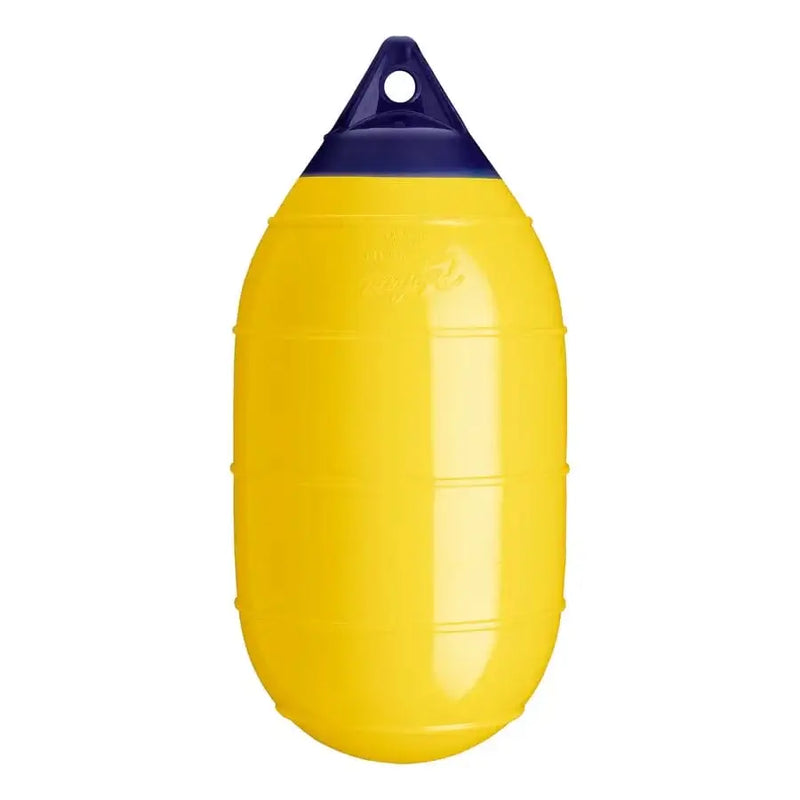 LD2 Polyform Low Drag Buoy 292 X 610mm Yellow - Durable inflatable buoy for easy retrieval.