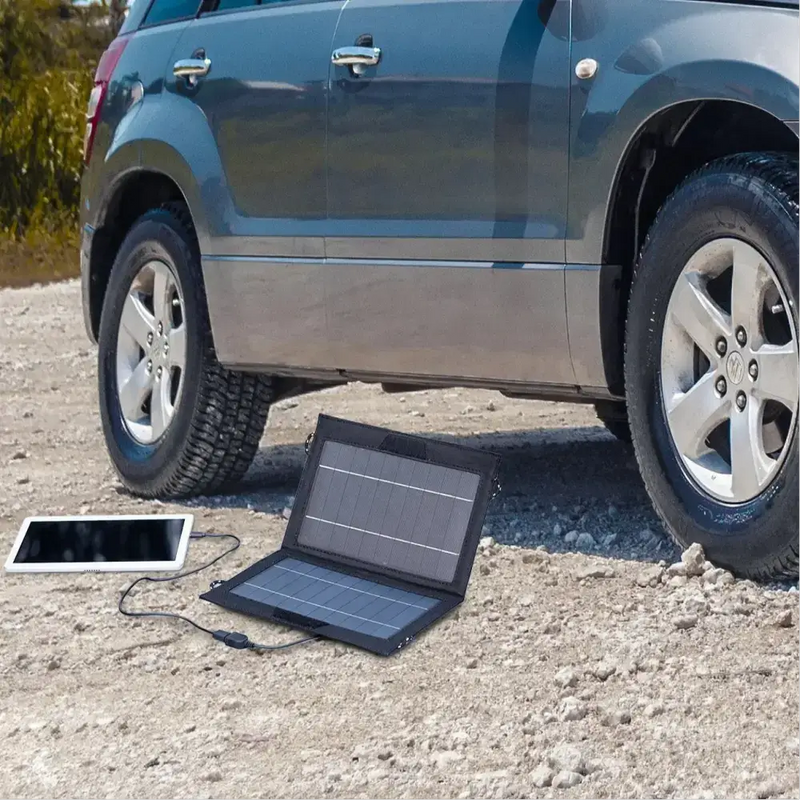 Portable 10W Solar Panel USB Output by Habicare
