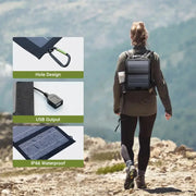 Portable 10W Solar Panel USB Output by Habicare