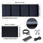 Portable 120W Solar Charging Panel Waterproof by Habicare