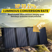 Portable 120W Solar Charging Panel Waterproof by Habicare