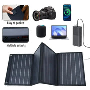 Portable 120W Solar Charging Panel Waterproof by Habicare