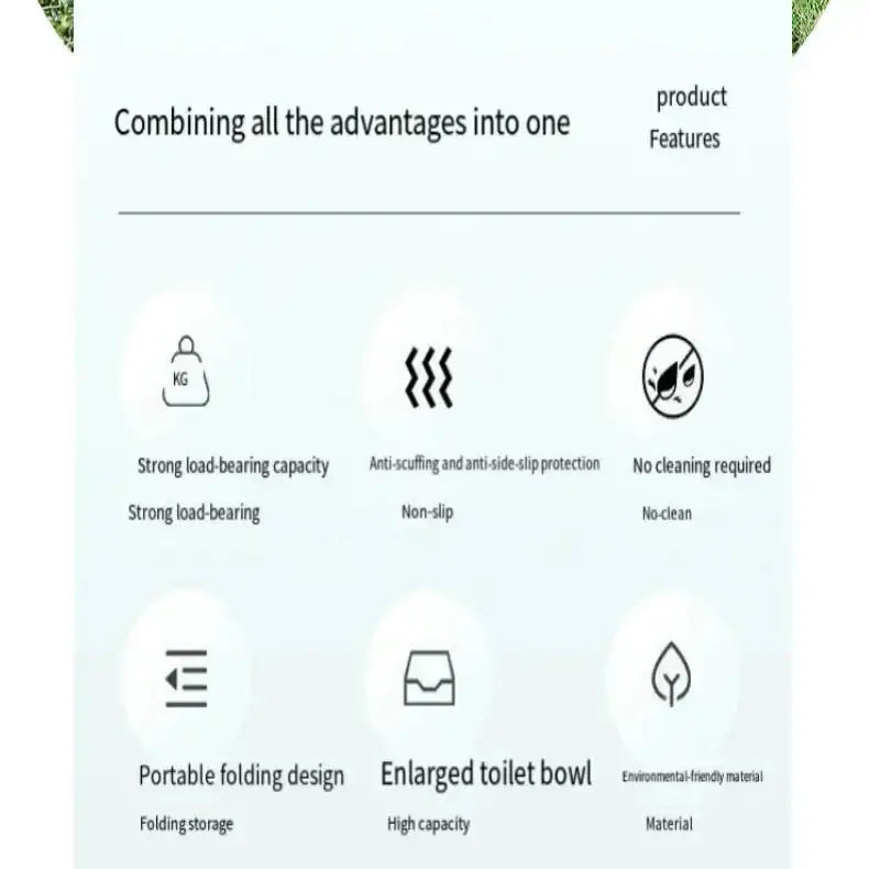 Portable 4-in-1 Outdoor Camping Toilet – Foldable & Odor-Proof by Habicare